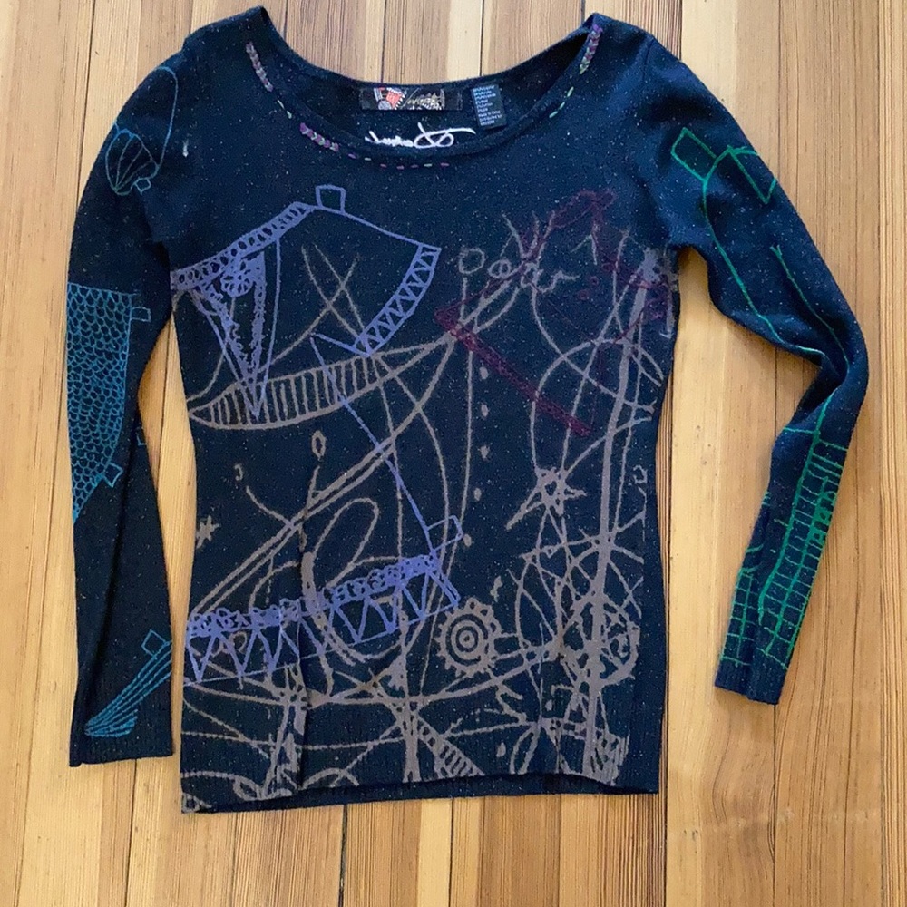 Desigual navy sweater